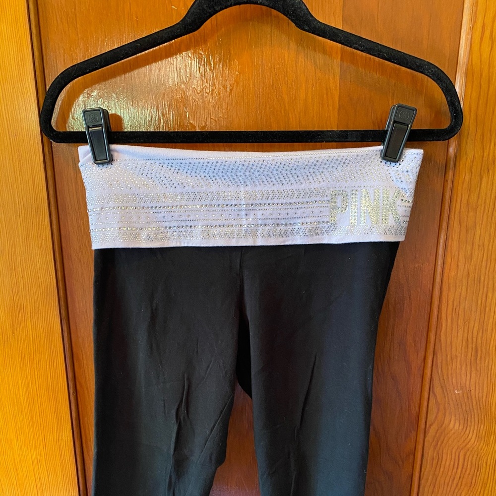 Lilac Diamond PINK leggings, Size Small!